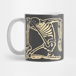 Skeleton in a Square Box - Ivory Mug